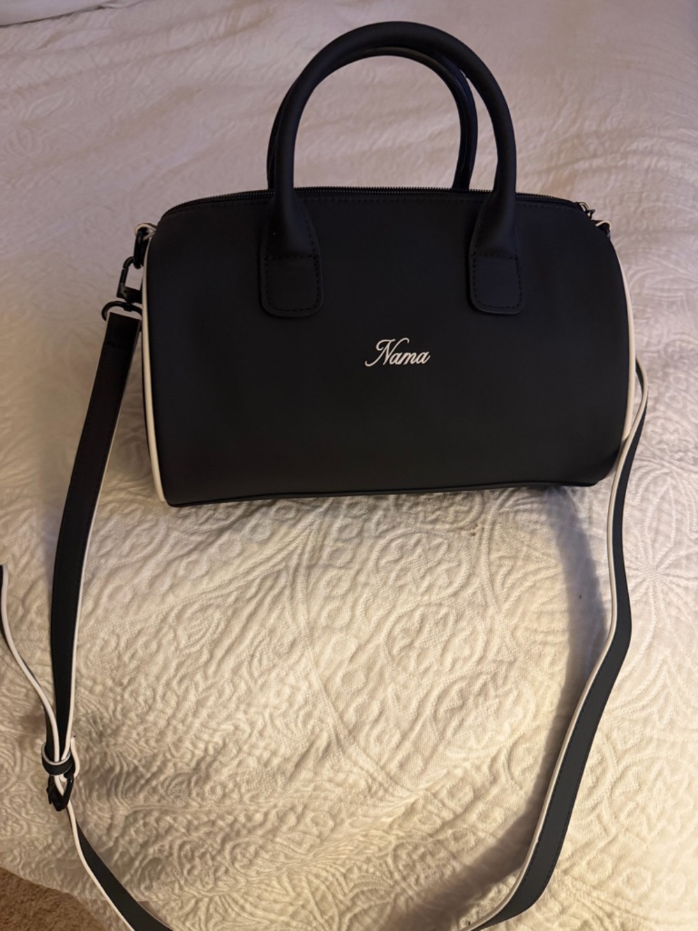 Nama Black Satchel NEW NEVER USEDwith Removable Crossbody Strap